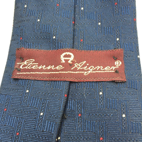 {3/$25} Vtg Etienne Aigner necktie in Navy. - Picture 6 of 9